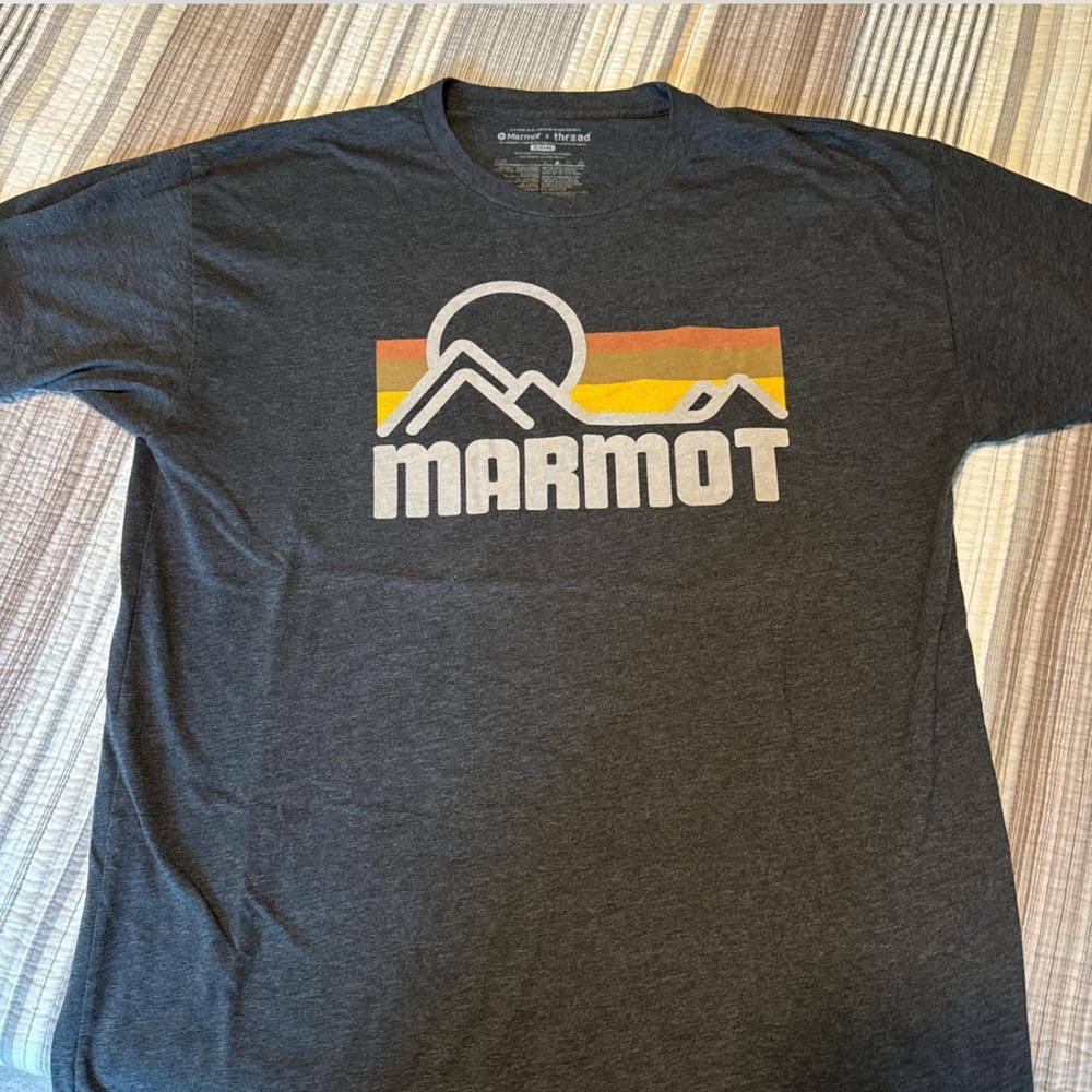 Marmot Men's Charcoal Graphic Tee